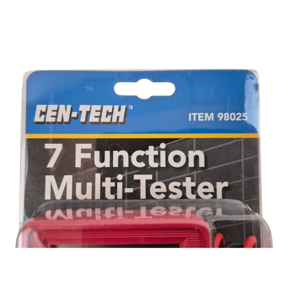 Cen Tech 7 Function Multi Tester Digital Multimeter 98025 NOS LCD Display - Picture 2 of 8